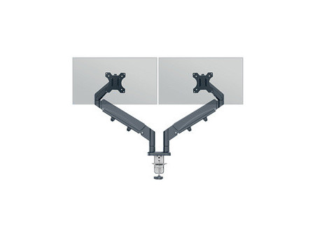 LEITZ Bras double Ergo Dual, longueur: 453 mm, gris clair