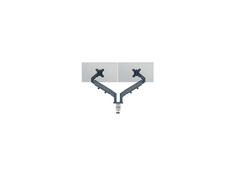 LEITZ Bras double Ergo Dual, longueur: 453 mm, gris clair