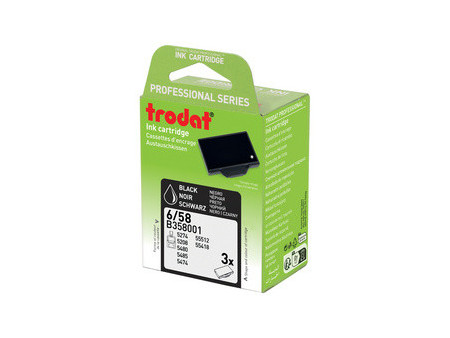 trodat Tampon encreur de rechange 6/56/SB, noir