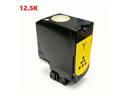 Toner compatible Lexmark 71C2XY0 - Jaune - 12.500 pages