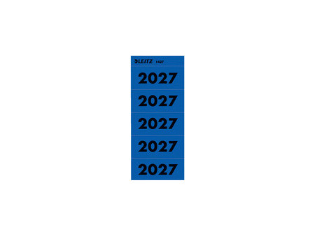 LEITZ Étiquette pour classeur 'Année 2027', bleu