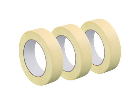 WESTEX Ruban de papier crêpé, 48 mm x 50 m, lot de 3, crème