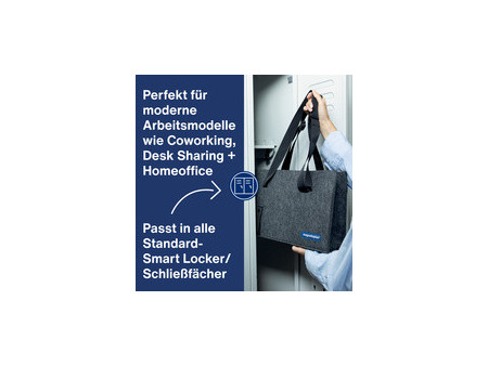 magnetoplan Sacoche en feutre Desk Sharing Bag, beige