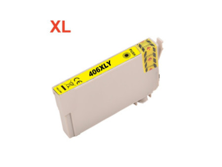 Cartouche compatible Epson 406XL C13T17H44010 - Jaune - 1.200 pages