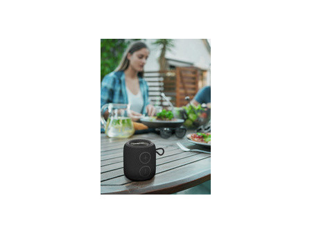 ANSMANN Mini haut-parleur bluetooth BTS, V5.4, noir