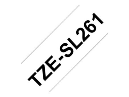 BROTHER TZeSL261 tape Black on White