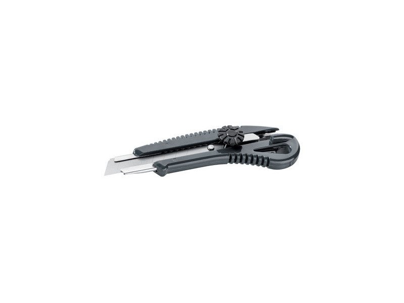 WESTEX Cutter, plastique, lame 18 mm, avec bouton rotatif