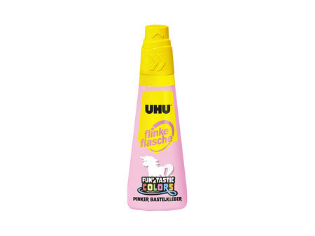 UHU Colle flinke flasche FUN'TASTIC COLORS, 104 g