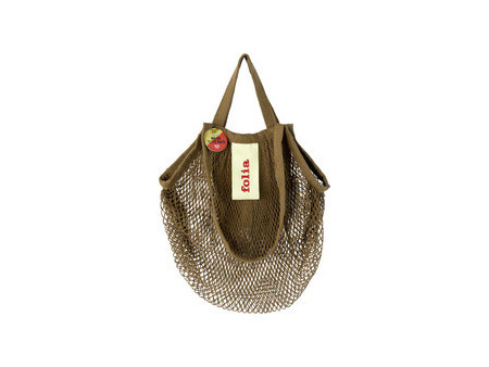 folia Filet à provisions 'Mesh tote bag', vert olive