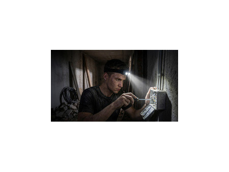 ANSMANN Lampe frontale LED HD800RS, capteur, rechargeable