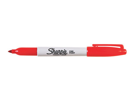Sharpie Marqueur permanent FINE, rouge