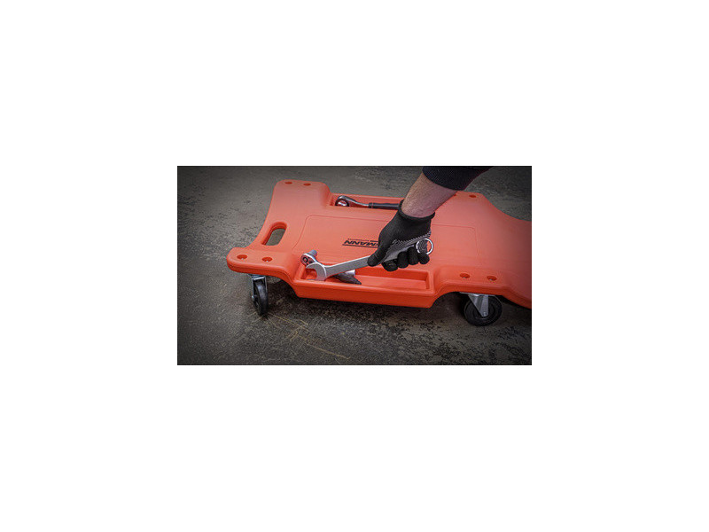 BRÜDER MANNESMANN Chariot de visite, en PVC, rouge