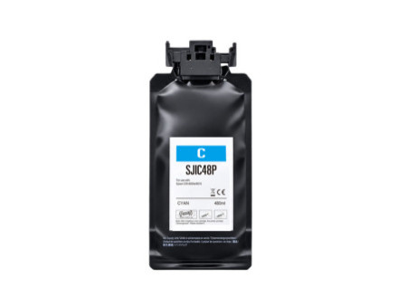 Cartouche compatible Epson SJIC48PC C13T55P240 - Cyan - 480 ml