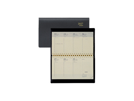 brepols Agenda semainier 'ACCENT', 2027, 90 x 160 mm, noir