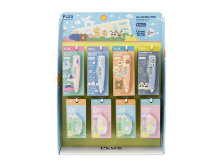 PLUS JAPAN Rouleau correcteur & roller de colle 'Kawaii'