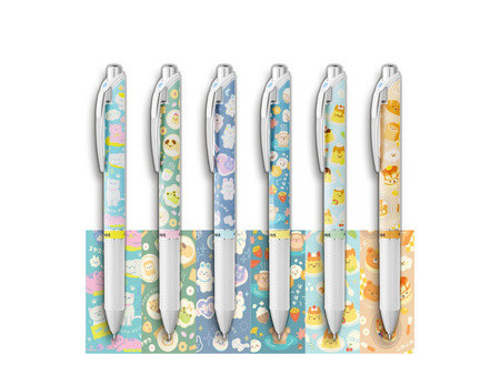 Pentel Stylo roller à encre gel EnerGel BLN75 'Kawaii'