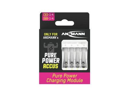 ANSMANN Chargeur Pure Power pour piles Li-Ion Pure Power