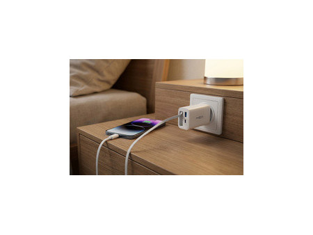 ANSMANN Chargeur USB HOME CHARGER 230PD avec câble, blanc