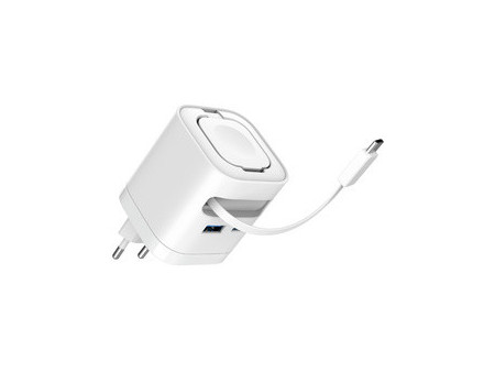 ANSMANN Chargeur USB HOME CHARGER HC265PD avec câble, blanc