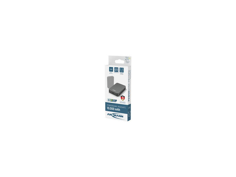 ANSMANN Powerbank MagSafe PB115PD, 10.000 mAh, anthracite