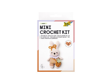 folia Mini-kit de crochet 'RABBIT', motif lapin