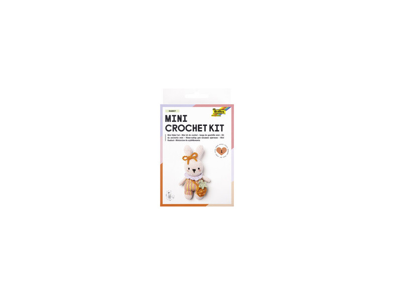 folia Mini-kit de crochet 'RABBIT', motif lapin