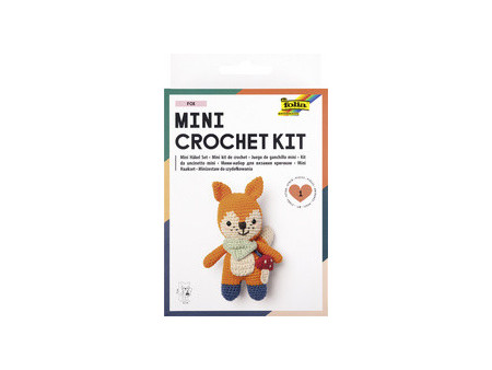 folia Mini-kit de crochet 'FOX', motif renard