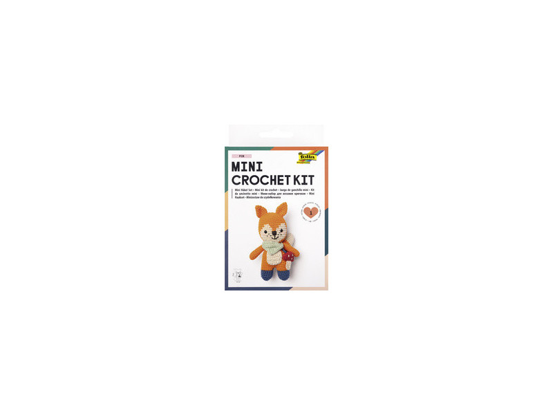 folia Mini-kit de crochet 'FOX', motif renard
