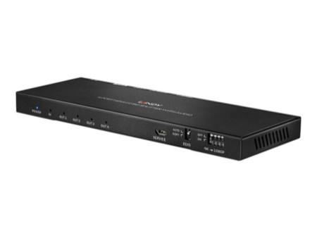 LINDY 4 Port HDMI 2.0 18G Splitter Audio