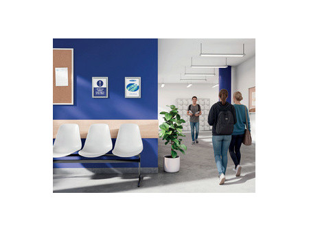 FRANKEN Cadre porte-affiche X-tra!Line, A3, argent
