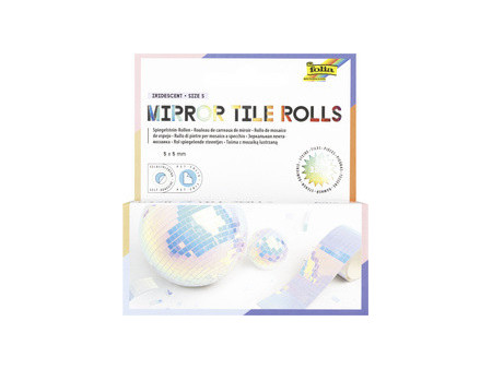 folia Rouleau de carreaux 'Mirror Tile Rolls', M, irisé