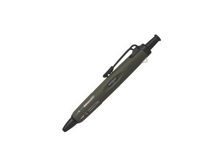 TOMBOW Stylo à bille rétractable 'AirPress Pen', kaki/noir