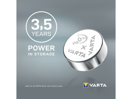 VARTA Pile bouton oxyde argent V13GS (SR44), 1,55 V