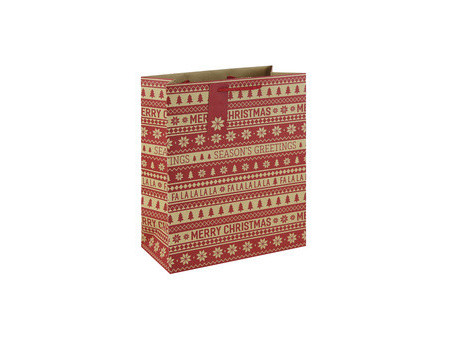Clairefontaine Sac cadeau de Noël 'Joyeuses fêtes', large