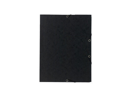 EXACOMPTA Chemise à élastiques, A4, carton, noir