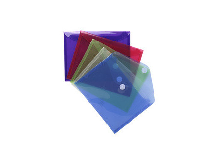 EXACOMPTA Pochette à documents, A5, PP, assorti