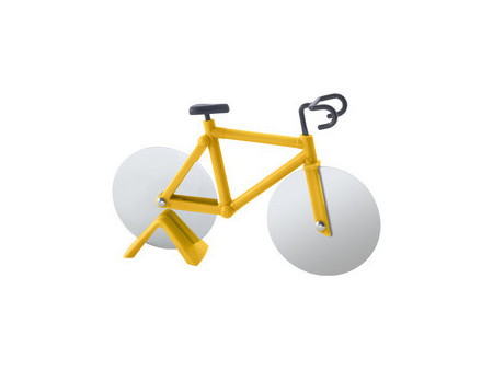 metaltex Fun Kitchen Roulette à pizza Vélo, jaune