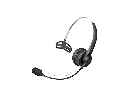 LogiLink Casque audio BT 6.0, mono, bluetooth, noir