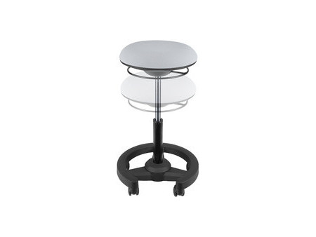 LogiLink Tabouret pivotant dynamique, noir