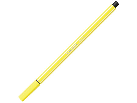 STABILO Stylo feutre Pen 68, jaune citron
