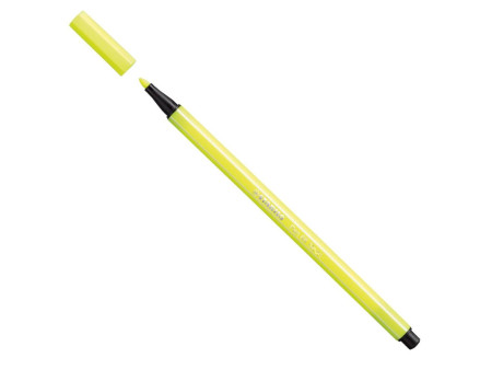 STABILO Stylo feutre Pen 68, jaune fluo