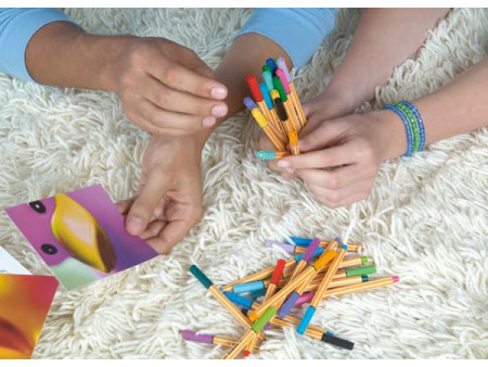 STABILO Feutre à pointe fine point 88 mini, étui plastique