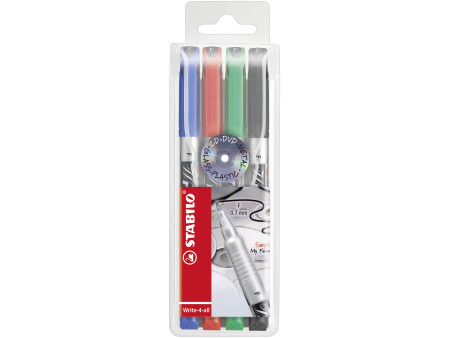 STABILO Marqueur permanent Write-4-all, F, étui en plastique