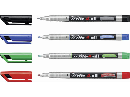 STABILO Marqueur permanent Write-4-all, F, étui en plastique