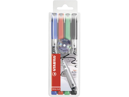 STABILO Marqueur permanent Write-4-all, M, étui en plastique