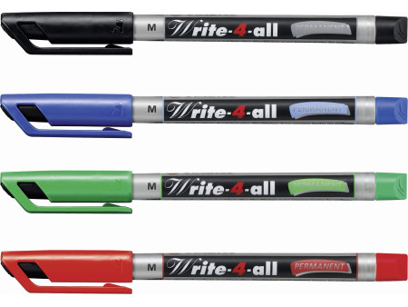 STABILO Marqueur permanent Write-4-all, M, étui en plastique