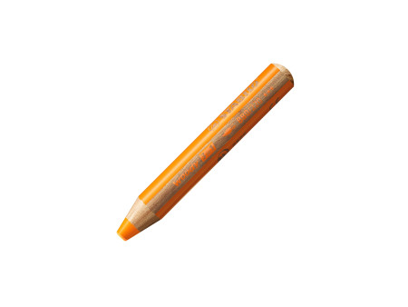STABILO Crayon multi-talents woody 3 en 1, rond,orange clair