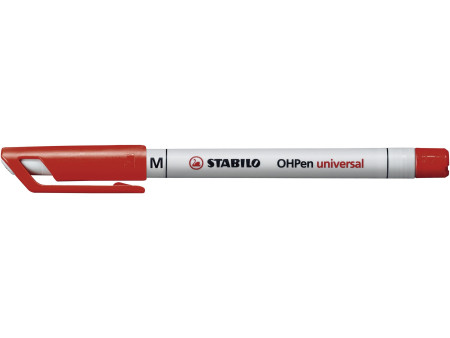 STABILO Feutre pour films OHPen universal, soluble, rouge