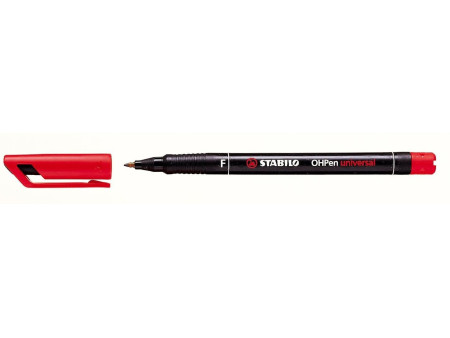 STABILO Feutre pour films OHPen universal, permanent, rouge