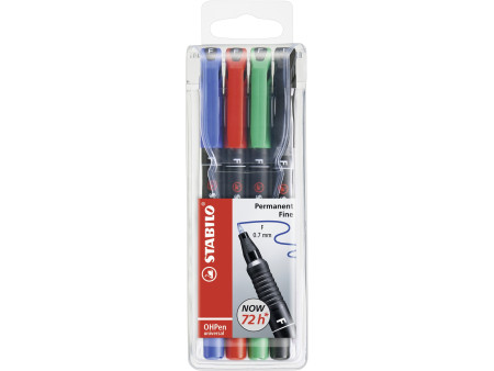 STABILO Feutre pour films OHPen universal, permanent, étui